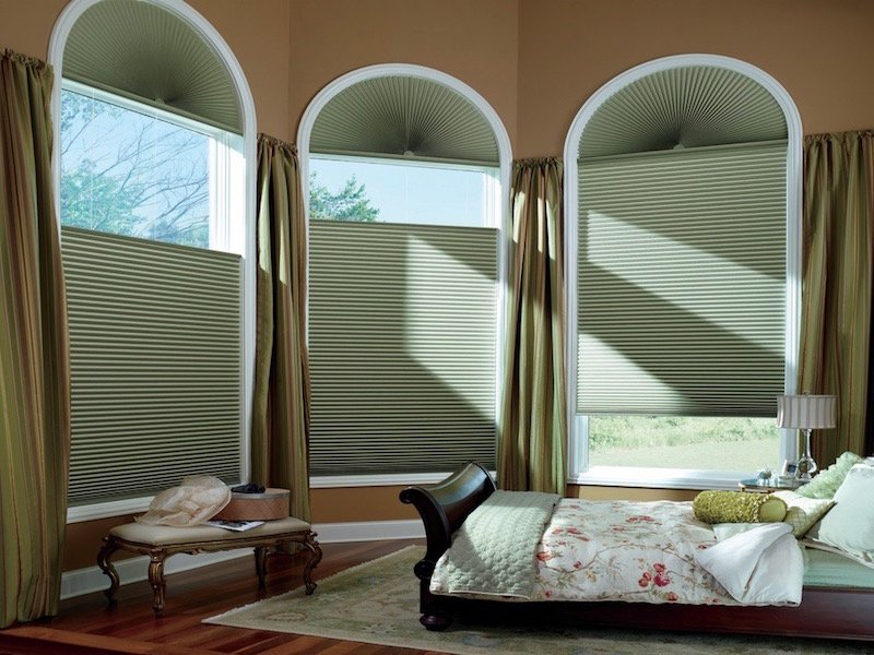 Duette® honeycomb shades with Top-Down/Bottom-Up