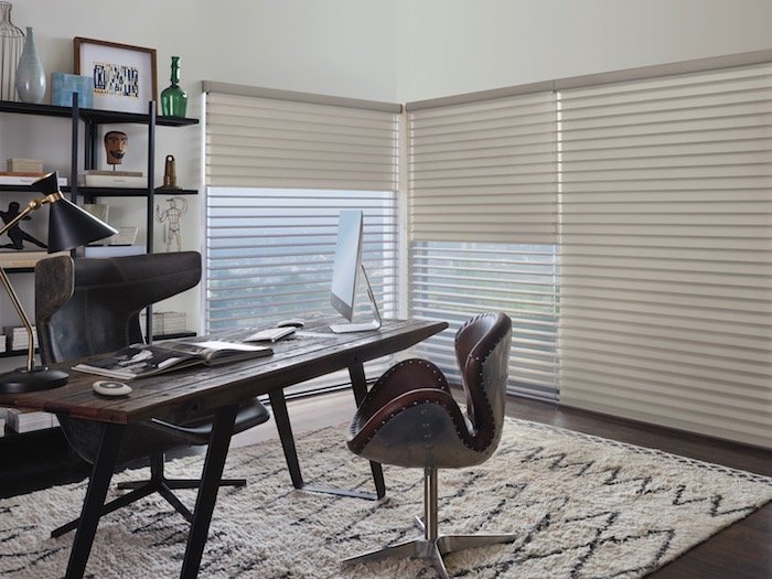 Designer Screen Shades filter light and maintain your view.