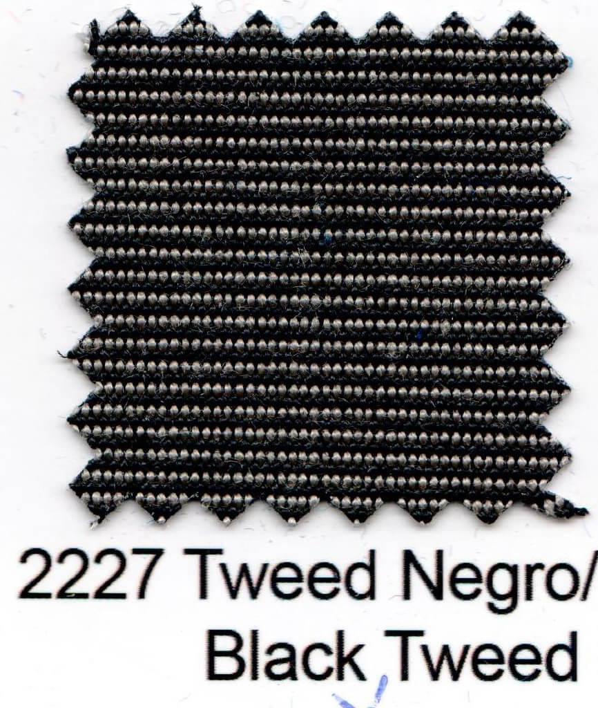 Black Tweed Fabric Sundown Outdoor 2227