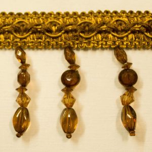 Trim Beaded Design 1 Brown