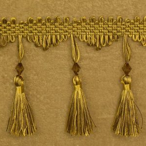 Trim Beaded Design 17 Antique Gold