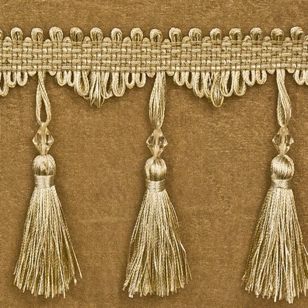 Trim Beaded Design 17 Light Green Brilliant Drapery Design Inc.