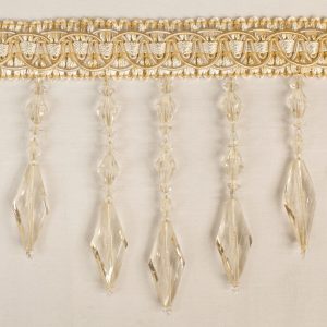 Trim Beaded Design 10 Off White