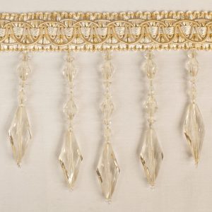 Trim Beaded Design 10 Off White