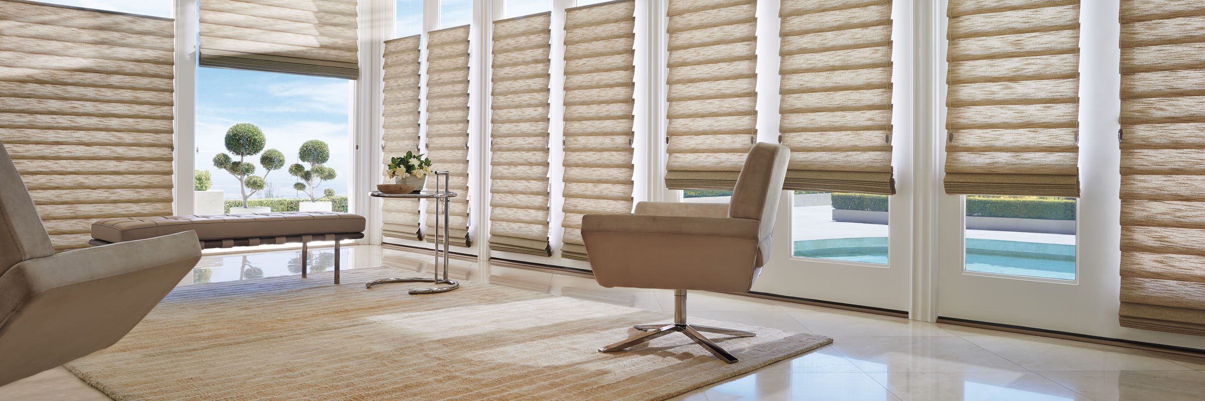 Roman Shades- Vignette
