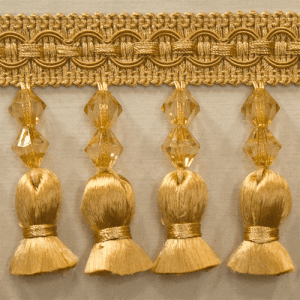 Mushroom drapery trim