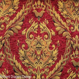 Fabric Chenille Jane 2 Red