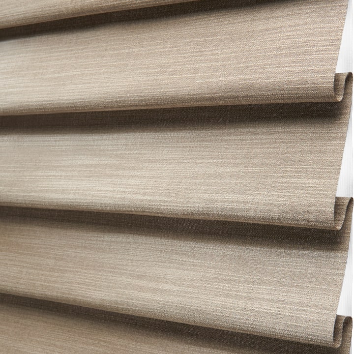 Hunter Douglas - Vignette-Roman Shades- Brilliant Drapery Design-mink-close1