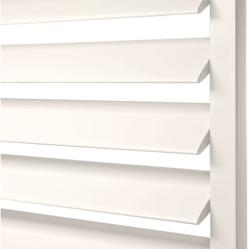 Hunter Douglas - palm beach -shutters - whitesilk -close1