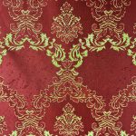 Jacquard fabric Red