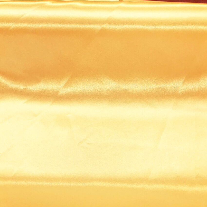 Satin fabric Yellow
