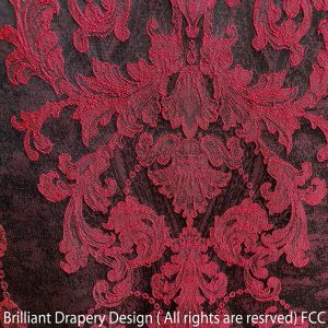 Jacquard Fabric Cosmopolitan Red