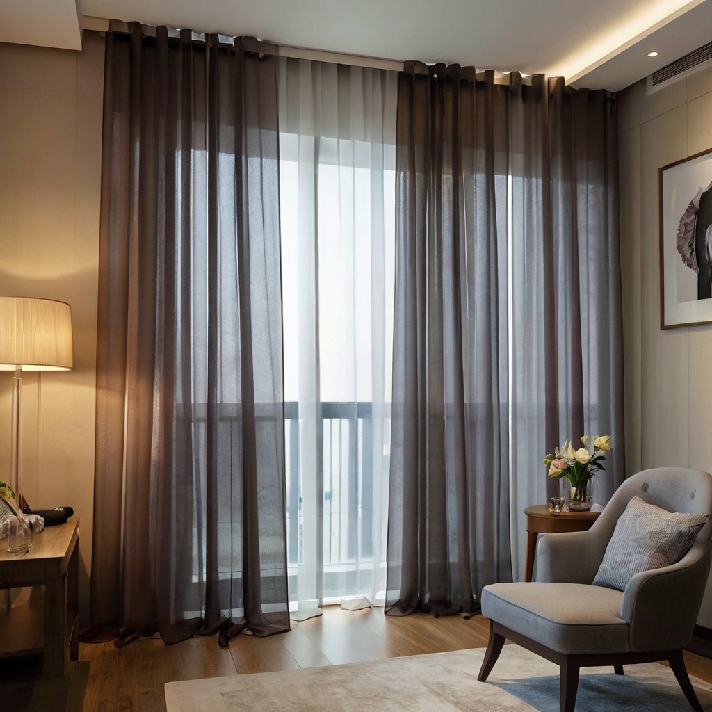modern sheer curtains