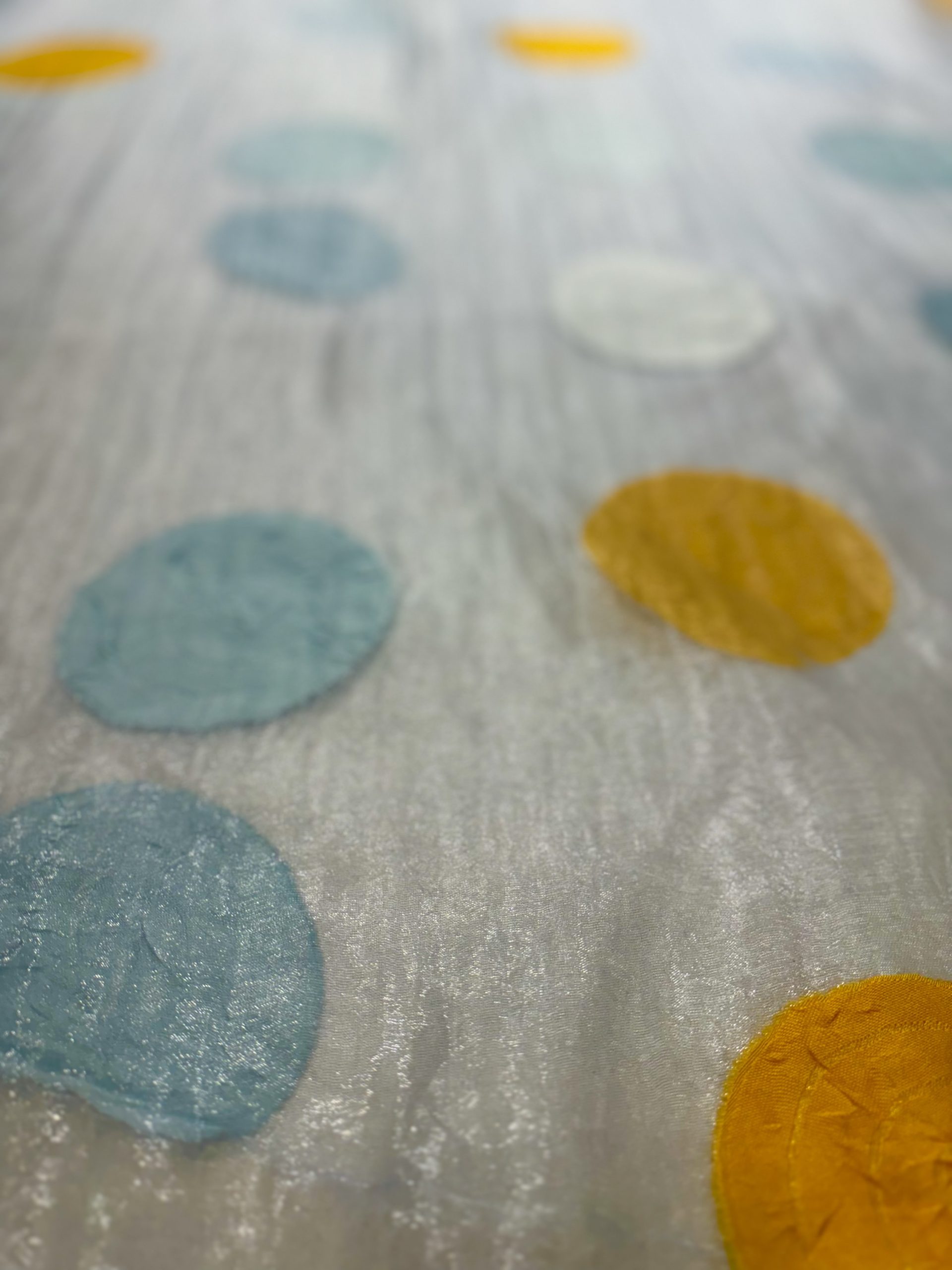 Poco Dot Blue Fabric.