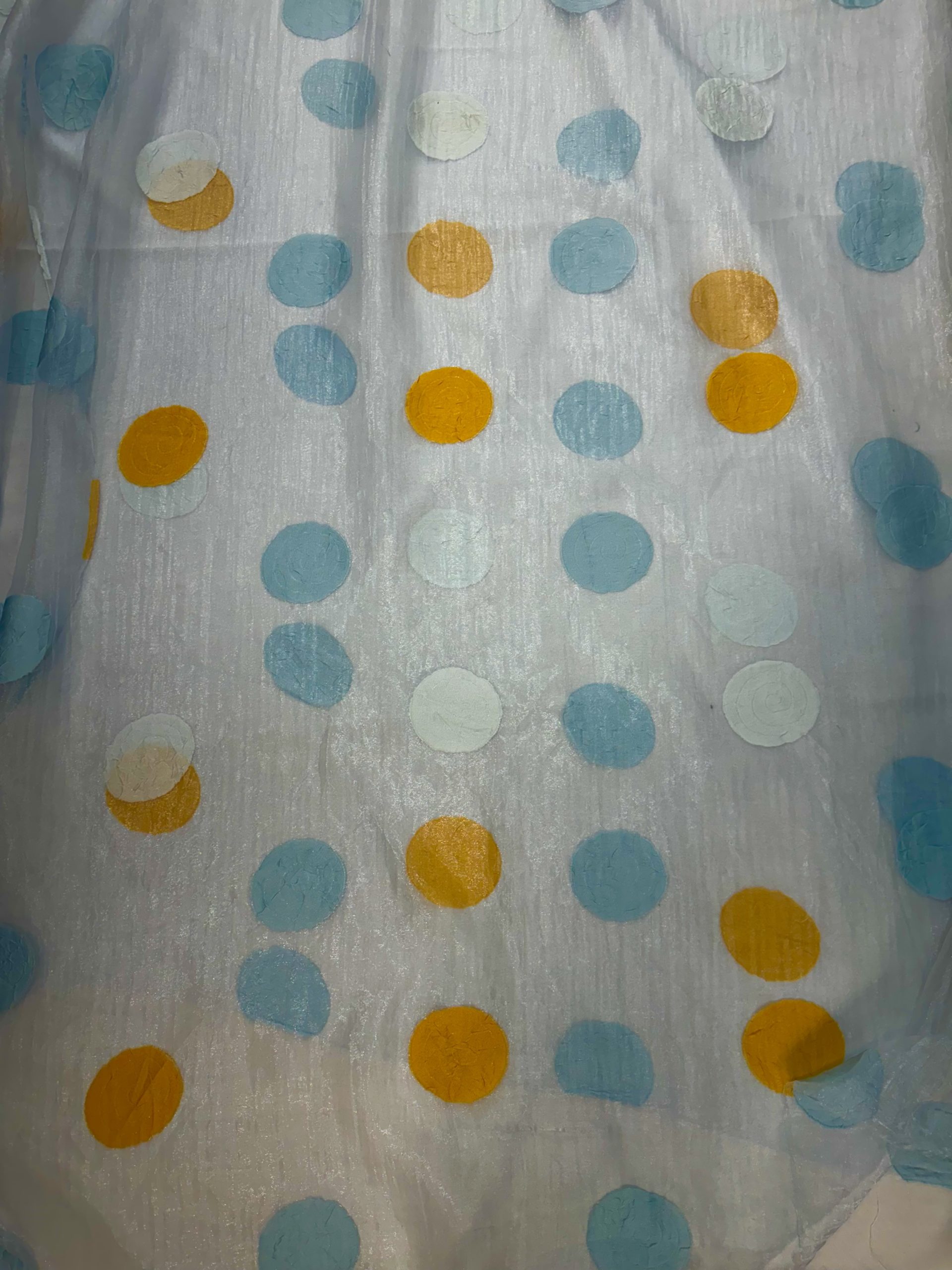 Poco Dot Blue Fabric.