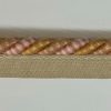 cord trim pink and orange