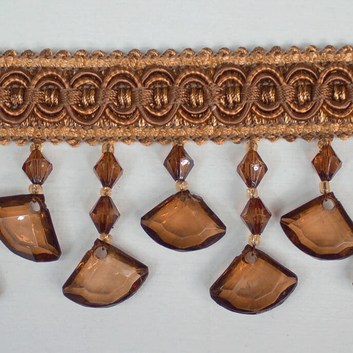 Trim Beaded Design 26 Brown