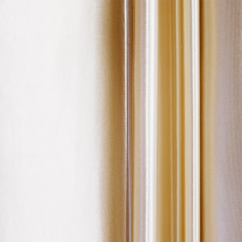 Satin Fabric Green Beige