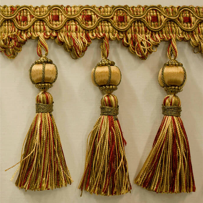 Trim Fringe Tassel Design 18 (Antique Gold)
