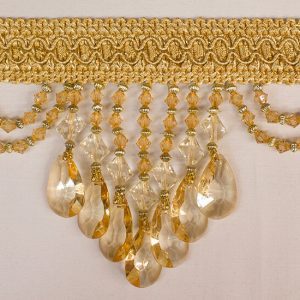 Trim Beaded Design 21 Gold