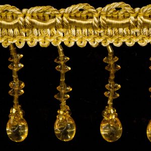 Trim Beaded Design 7 Gold
