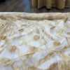 Embossed Fabric Sheer Gold.