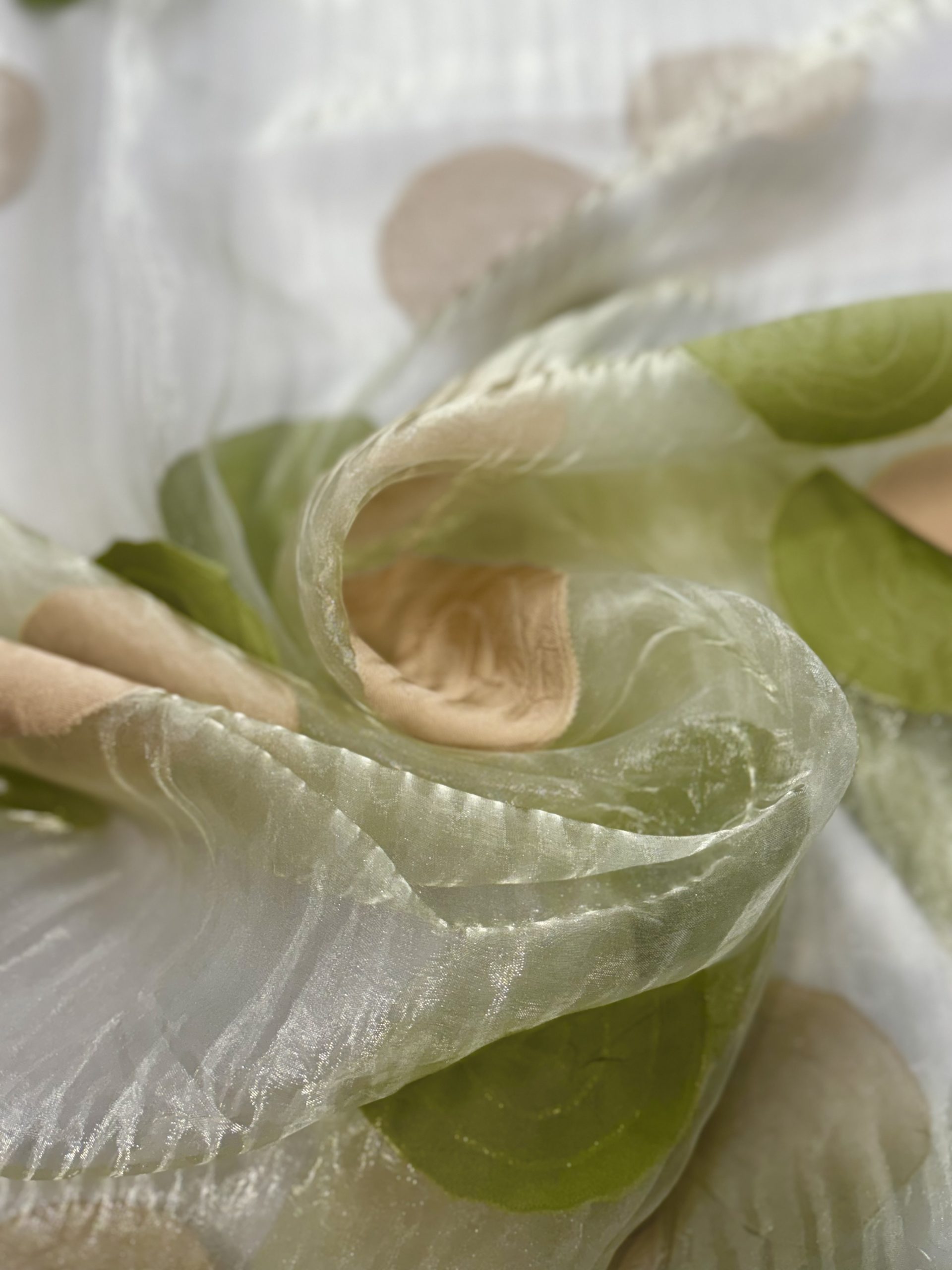 Poco Dot Green Fabric.