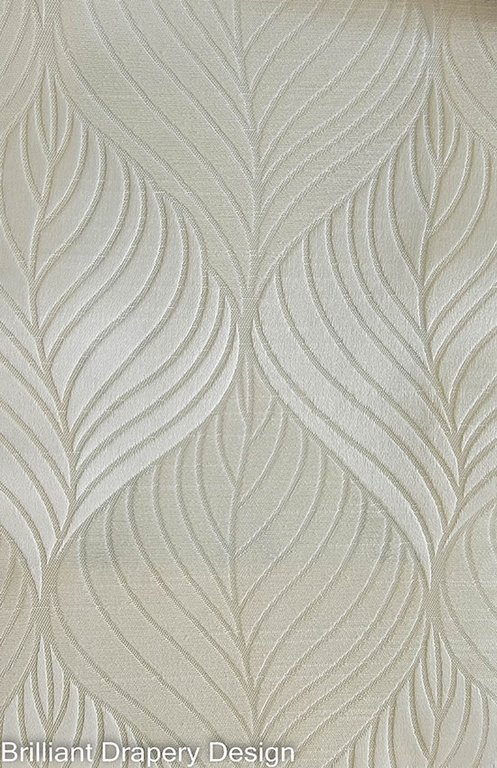 Jacquard Fabric Leaves Pattern