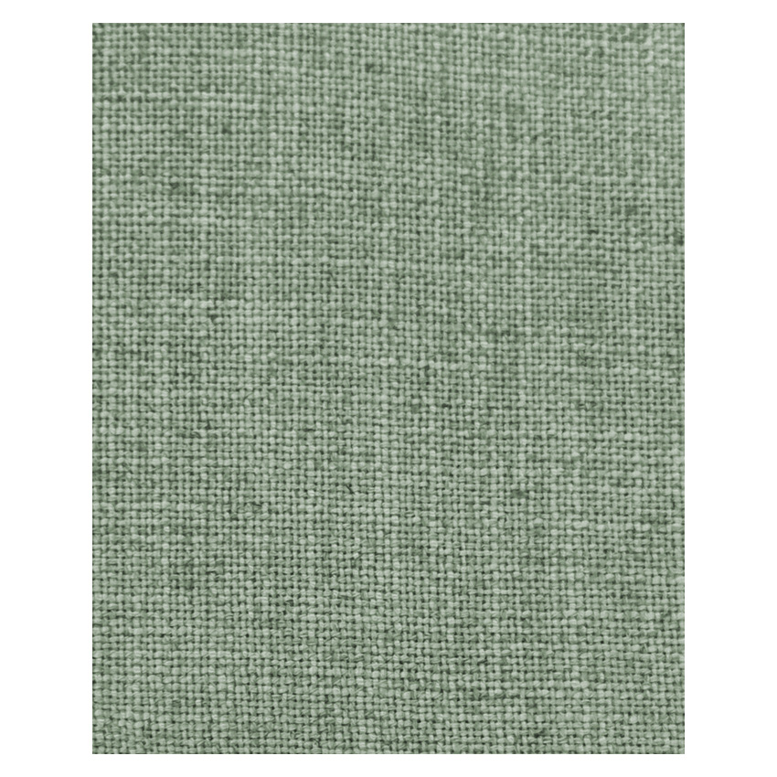 Linen look fabric Seafoambk46 with soft breathable texture and seafoam color