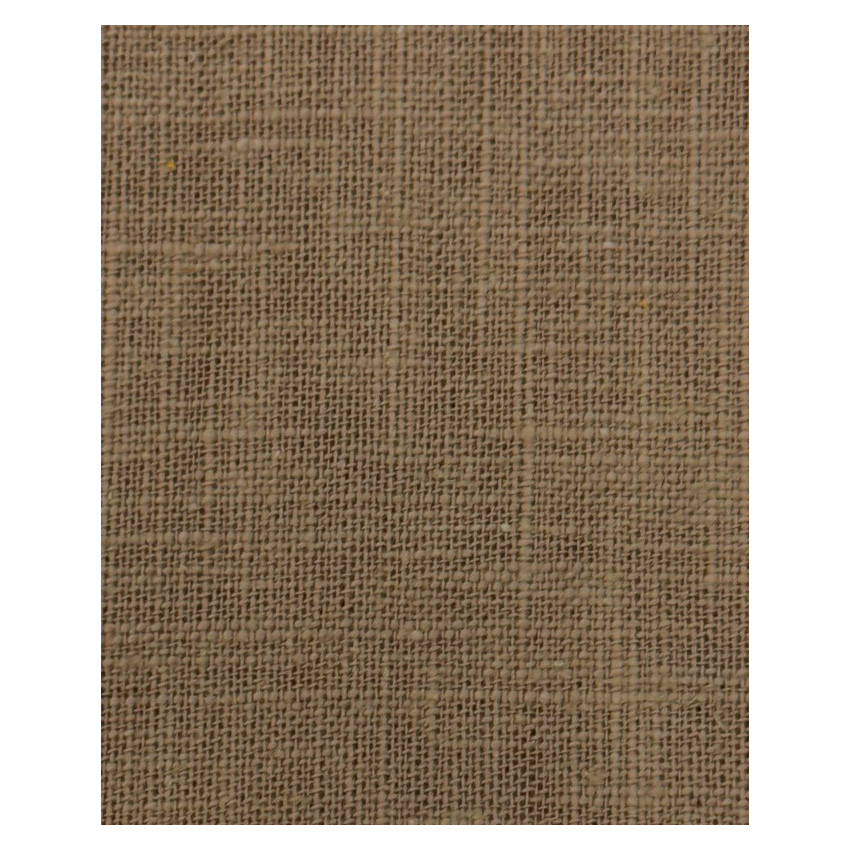 Pam linen fabric Stucco with soft beige tone and breathable 100% linen weave