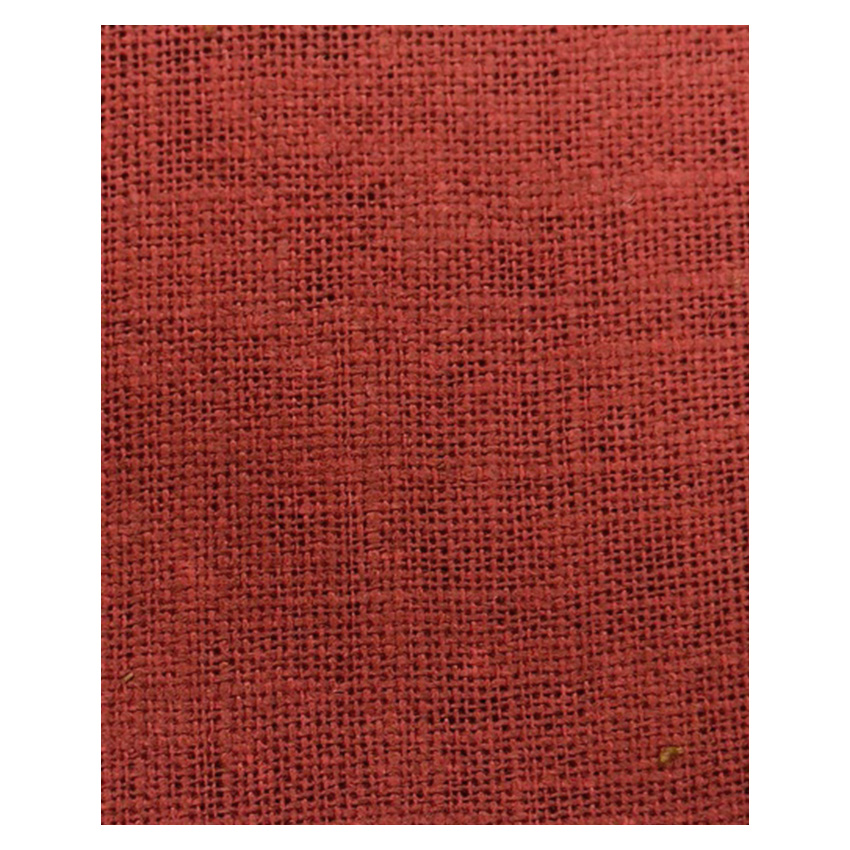 Pam linen fabric Terra with terracotta tone and soft 100% linen weave