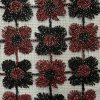Red Black Fabric Clover