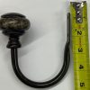 Tieback Holder Marbled Appearence Semi Circular Type Shape (Pair)