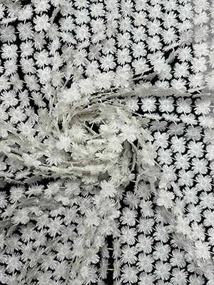 White Fabric clover