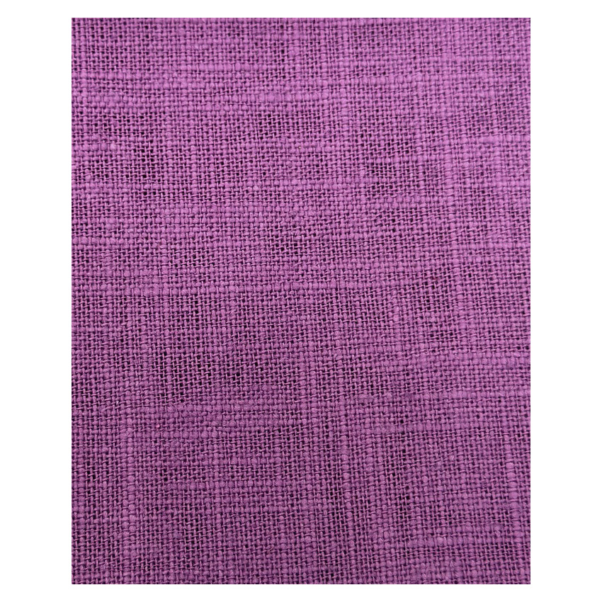 Pam linen fabric Orchid with soft lavender-pink tone and natural weave