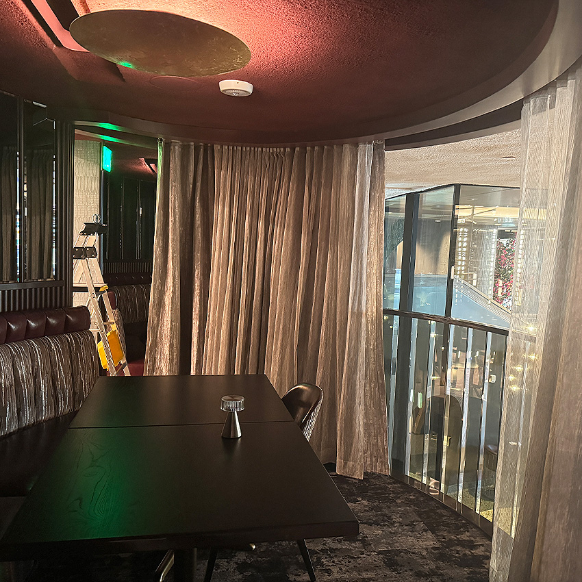 Restaurant Window Covering